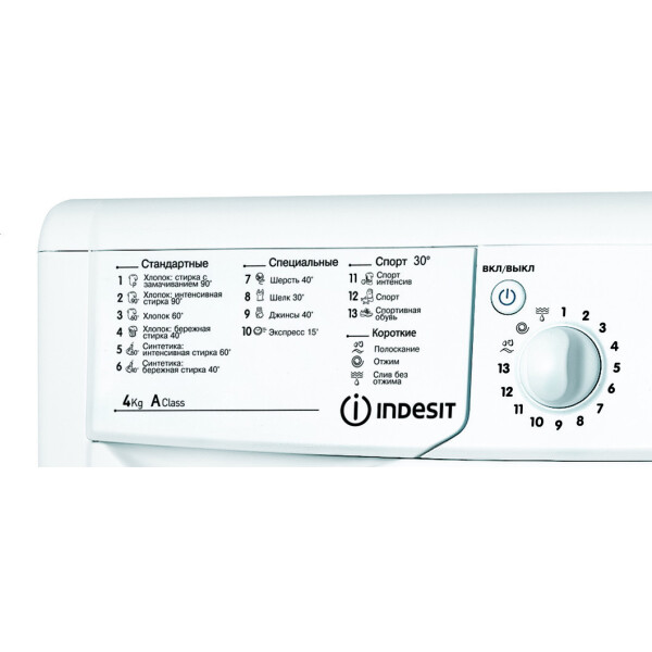 Стиральная машина Indesit IWUB 41051 BY - фото2