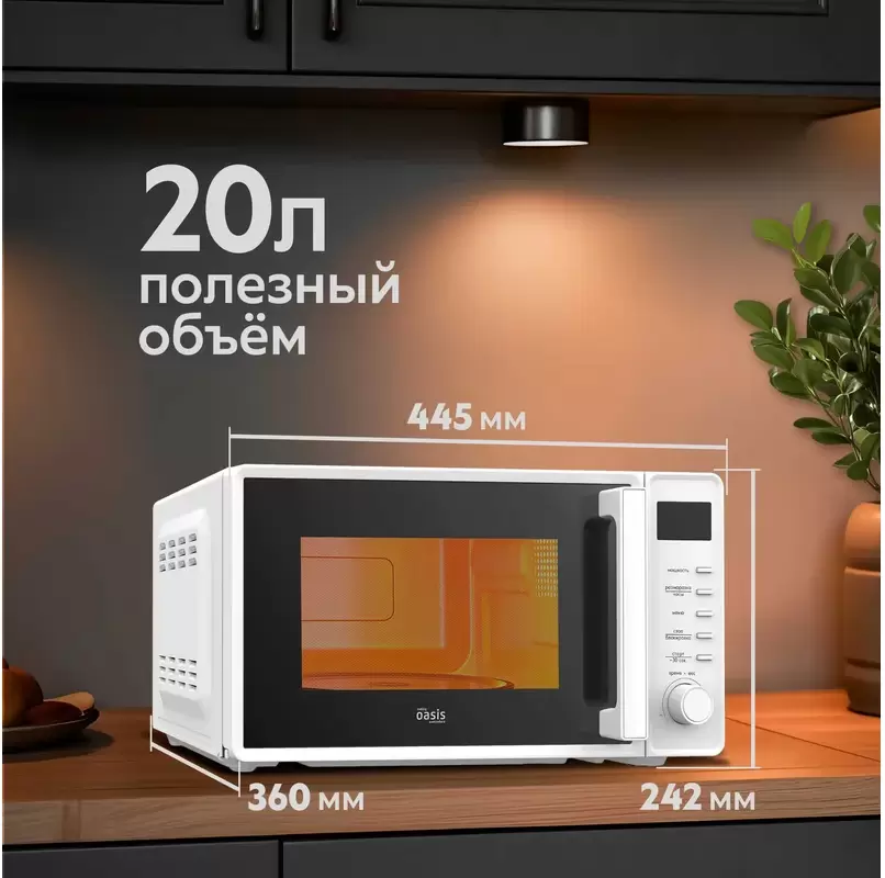 366 Микроволновая печь making Oasis everywhere MW-70SW фото-2