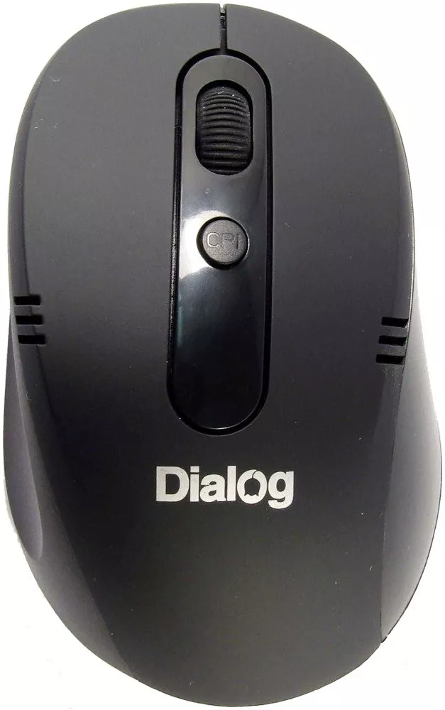 Мышь MROP-03U black Dialog Pointer Optical RF2.4G - 3 кнопки+ролик прокрутки,USB Мышь MROP-03U black Dialog Pointer Optical RF2.4G - 3 кнопки+ролик прокрутки,USB