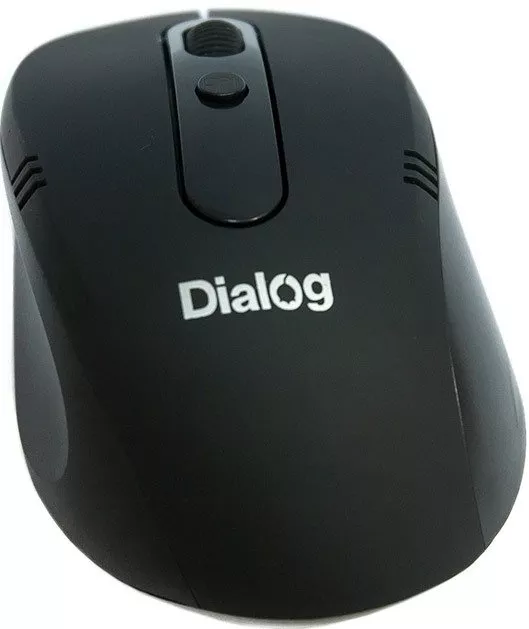 Мышь MROP-03U black Dialog Pointer Optical RF2.4G - 3 кнопки+ролик прокрутки,USB фото-2 Мышь MROP-03U black Dialog Pointer Optical RF2.4G - 3 кнопки+ролик прокрутки,USB фото-2