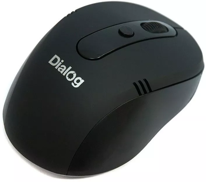 Мышь MROP-03U black Dialog Pointer Optical RF2.4G - 3 кнопки+ролик прокрутки,USB фото-3 Мышь MROP-03U black Dialog Pointer Optical RF2.4G - 3 кнопки+ролик прокрутки,USB фото-3