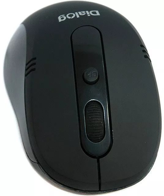 Мышь MROP-03U black Dialog Pointer Optical RF2.4G - 3 кнопки+ролик прокрутки,USB фото-4 Мышь MROP-03U black Dialog Pointer Optical RF2.4G - 3 кнопки+ролик прокрутки,USB фото-4