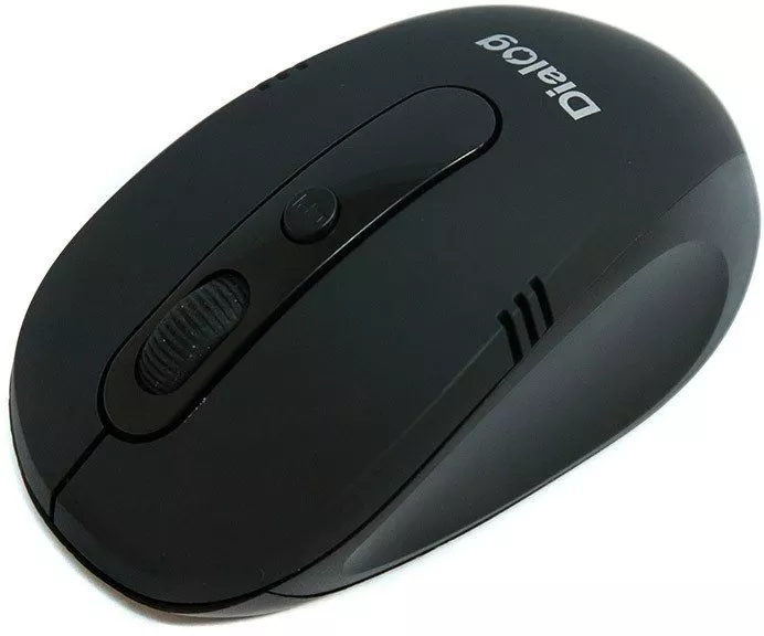 Мышь MROP-03U black Dialog Pointer Optical RF2.4G - 3 кнопки+ролик прокрутки,USB фото-5 Мышь MROP-03U black Dialog Pointer Optical RF2.4G - 3 кнопки+ролик прокрутки,USB фото-5