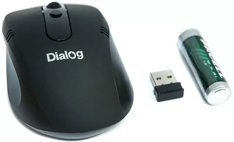 Мышь MROP-03U black Dialog Pointer Optical RF2.4G - 3 кнопки+ролик прокрутки,USB фото-9 Мышь MROP-03U black Dialog Pointer Optical RF2.4G - 3 кнопки+ролик прокрутки,USB фото-9