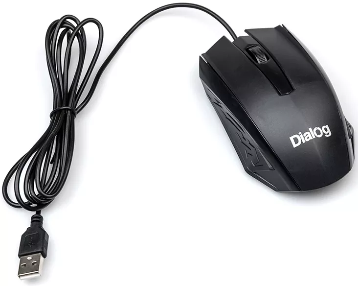 Мышь MOC-19U Dialog Comfort Optical - 3 кнопки +ролик прокрутки, USB фото-3