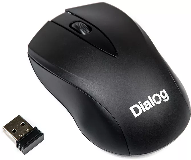 Мышь MROС-15U Dialog Comfort RF2.4G Optical -3 кнопки+ролик прокрутки, USB фото-2