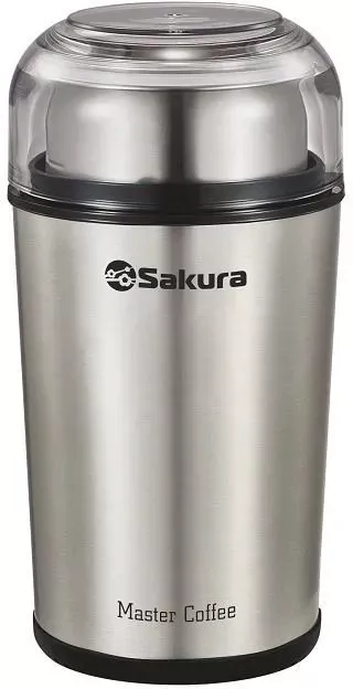 Кофемолка SA-6173S 250 Вт 100 гр сталь, съемная чаша - фото1