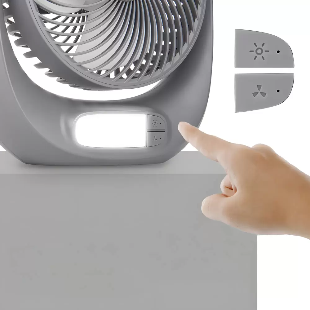 Настольный вентилятор EVOLUTION AirLeaf AL-101Grey фото-9 Настольный вентилятор EVOLUTION AirLeaf AL-101Grey фото-9